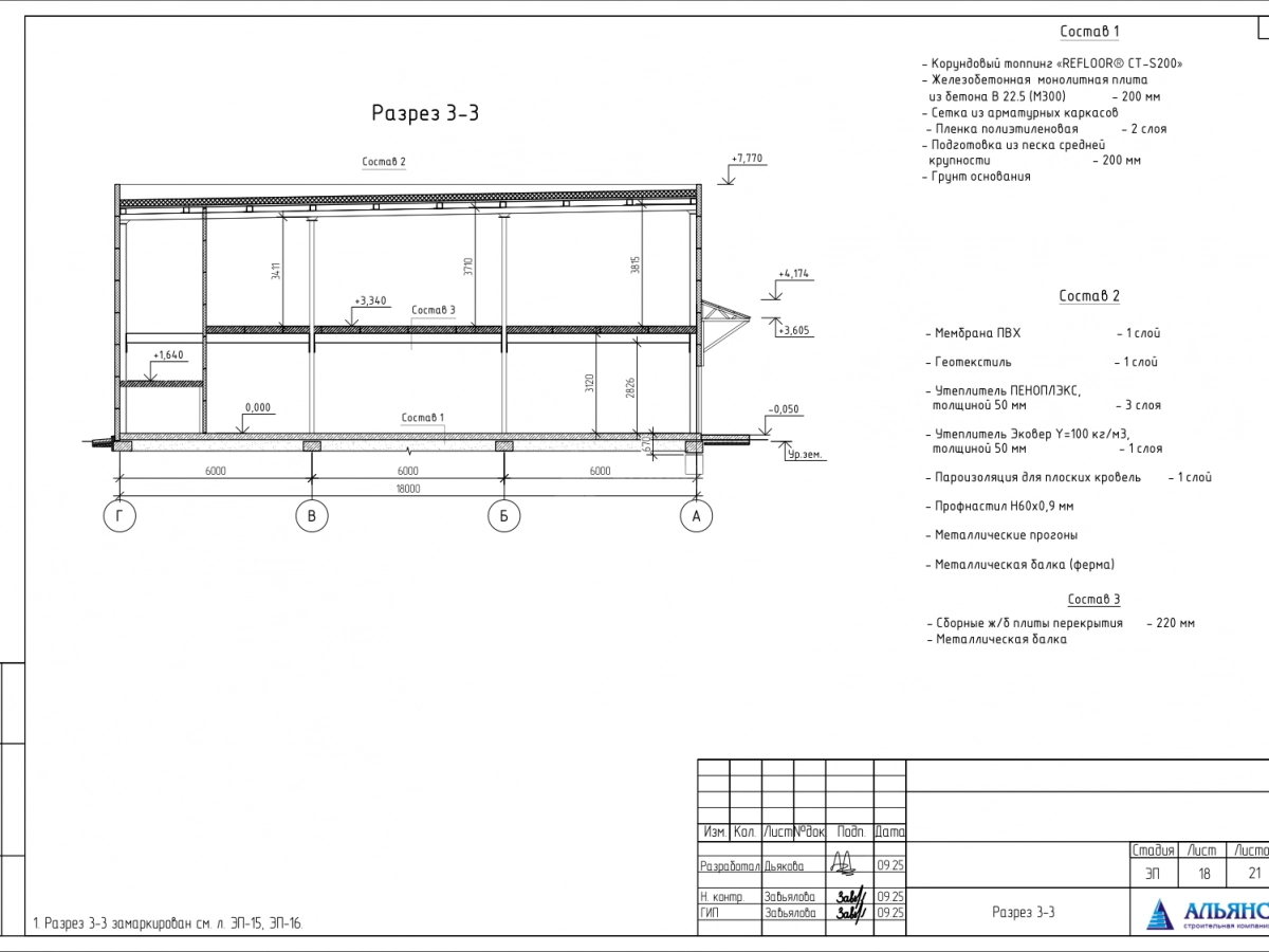 Планировка Склад из сэндвич-панелей  -  фото 8
