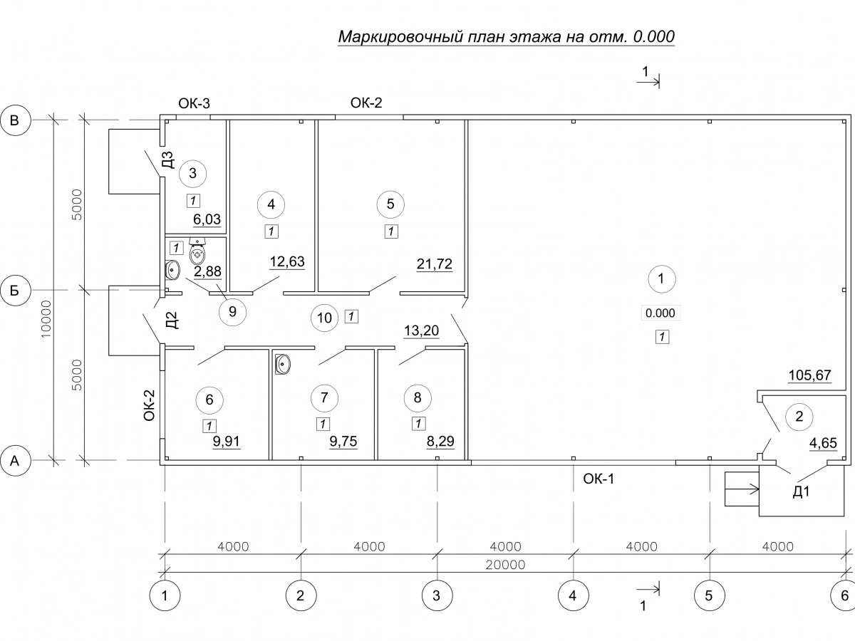 Планировка Магазин из сэндвич-панелей -  фото 4